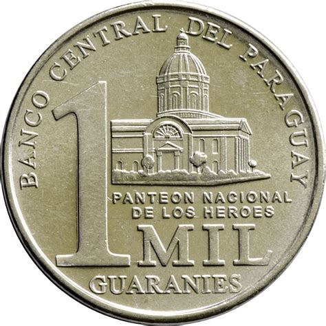 1 thousand paraguay guaranis.